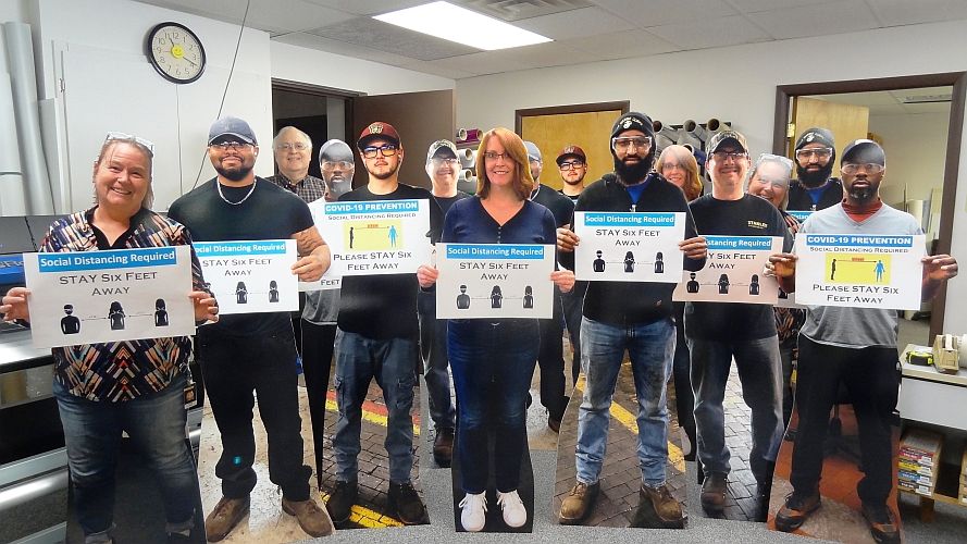 COVID Social Distancing Standees