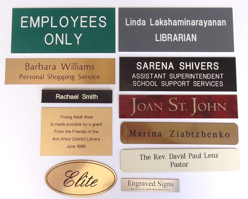Engraved Signs