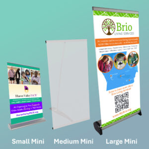 Table Top Mini Banner Stands