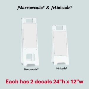 24" x 12" Narrowcade & Minicade