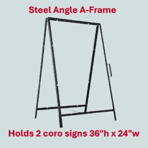 36" x 24" Steel A-Frame